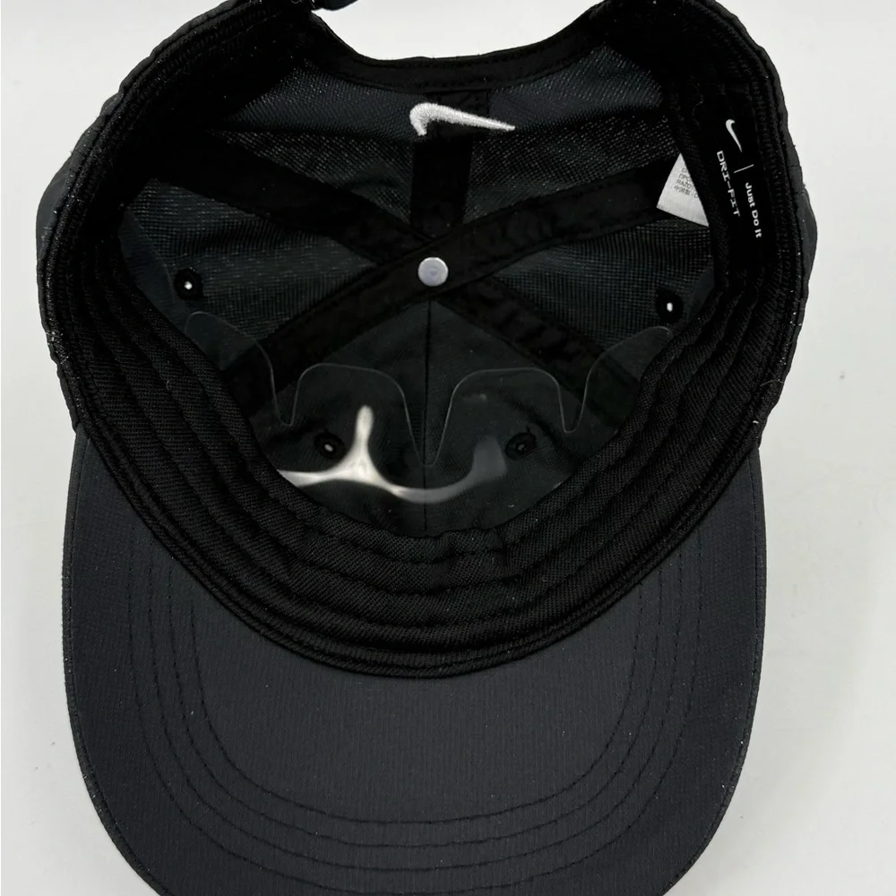 Nike Infant Toddler Hat Baseball Cap Adjustable Strap Back Black Sports‎ Dri-fit